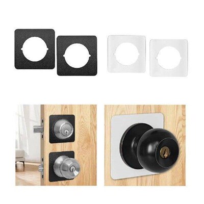 2 Pieces Door Reinforcement Plate Door Lever Plate Ball
