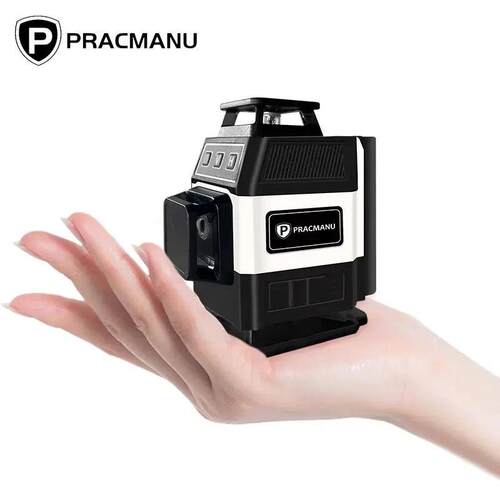 Pracmanu Mn 16 Lnes 4D Laser Level Green Lnes Self-Levelng H