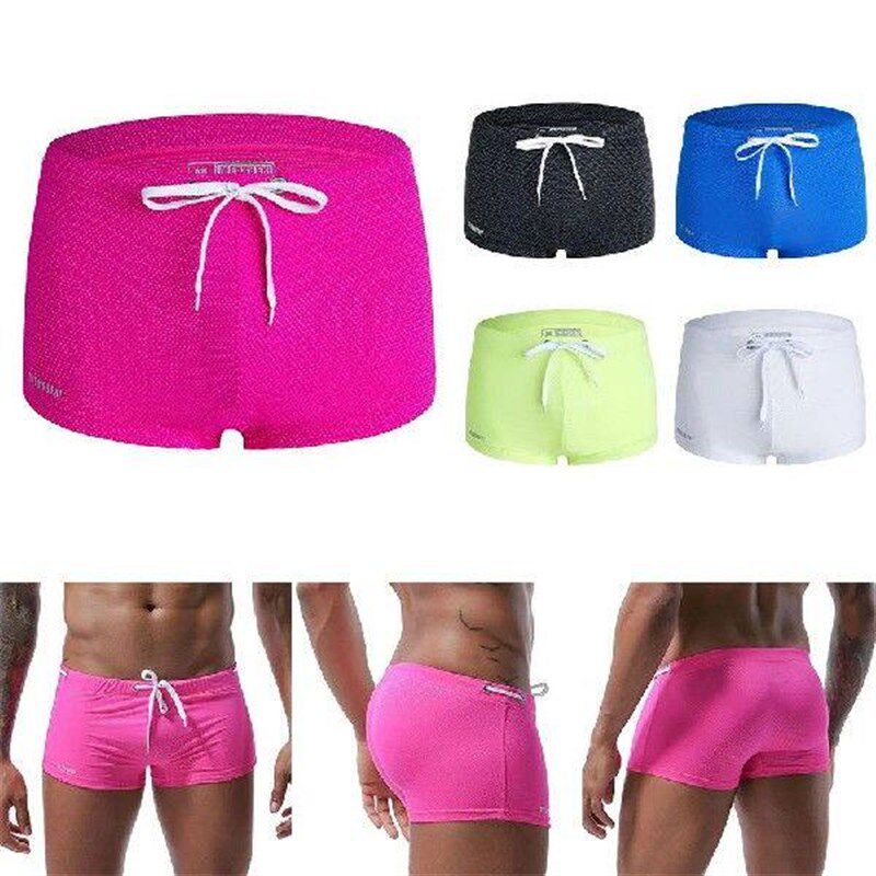 Men Swimwears Low Rise Swim Briefs Mens Swimming Trunks - 实物图