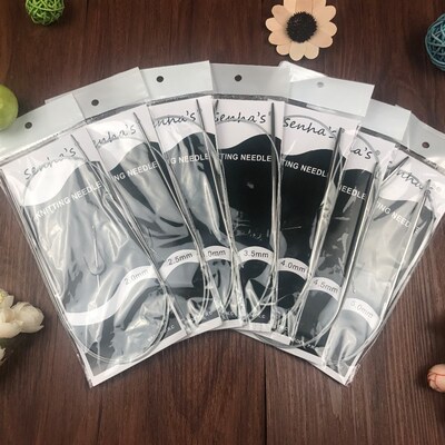 Free Shipping Stainless Steel Circular Knitting Needles Set