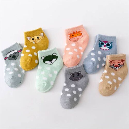 Lawadka 7Pairs/set Summer Mesh Thin Newborn Baby Boys Girls