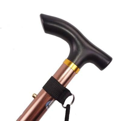 Auminum Alloy Foldable rekking Poles Alpenstocks 4 Section U