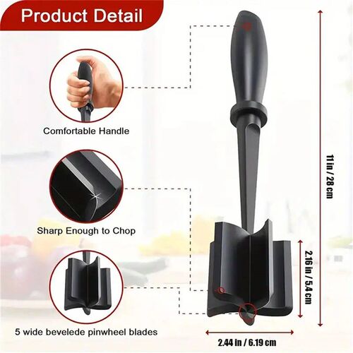 1pc Meat Chopper, Meat Shredder, Heat Resistant Suitable For