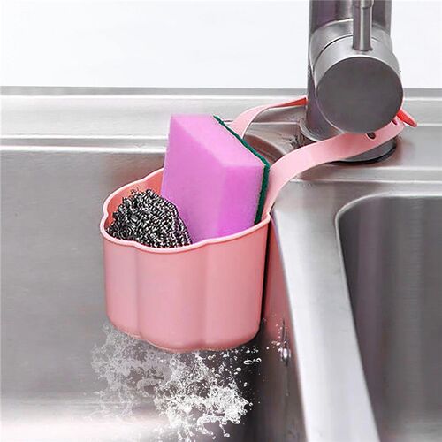 Kitchen Sponge Drain Holder PP rubber Toilet Soap Shelf Orga