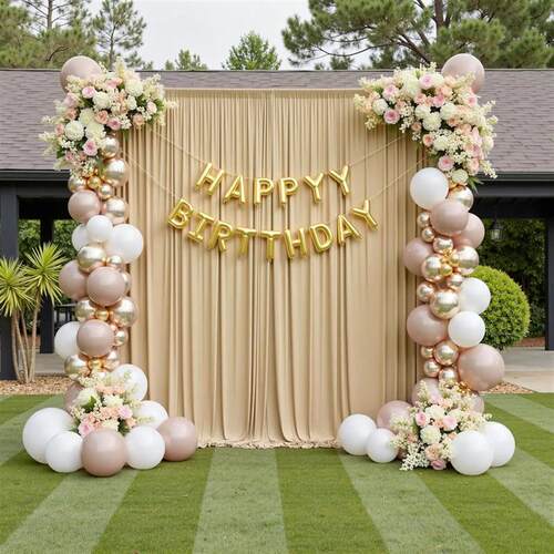 5x8/10ft Wrinkle Free White Backdrop Curtain for Wedding Bac