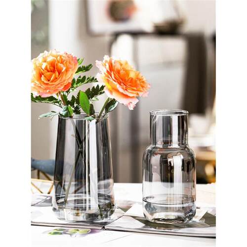 Vase furnishing articles flower arranging transparent glass