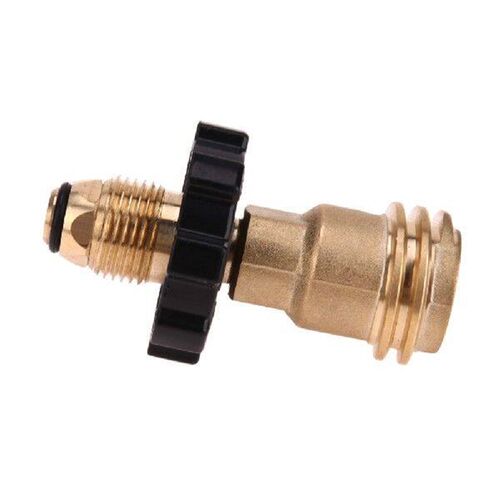 Universal Fit Gas Adapter Converts with Valve Gas Bottle