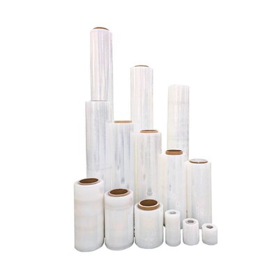 Transparent wrapping film, large roll cling wrap cling film