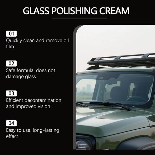 HOMONTH Auto Glass Care Kit - Daily cleaning, shine restorat