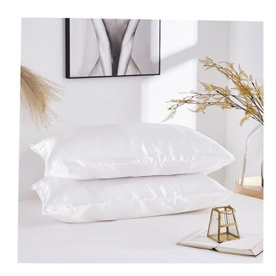Imitation silk satin Pillowcase Silky Soft Pillow Case cover