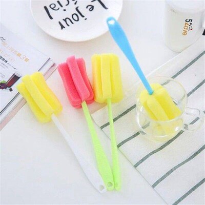 5PCS Sponge Cup Brush for Wineglass Bottle Coffee Tea Glass