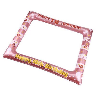 Inflatable Selfie Picture Frame Birthday Photo Props Frames