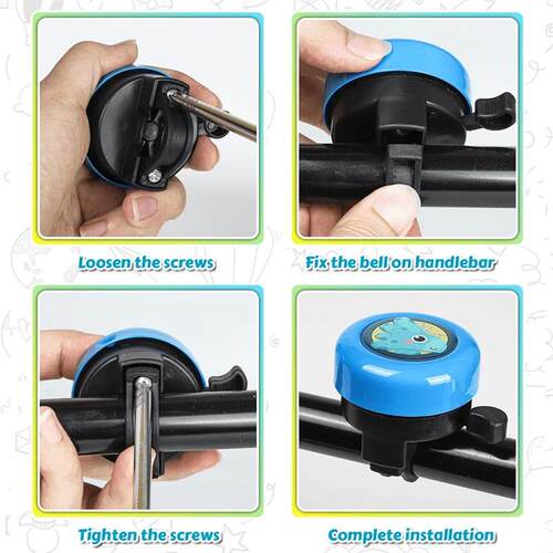 Kids Bicycle Bell Children Mini Cute Cycling Ring Alarm Warn