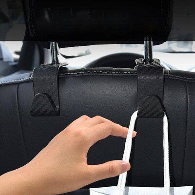 4Pcs Hooks for Bags Car Clips Front Seat Headrest Organizer