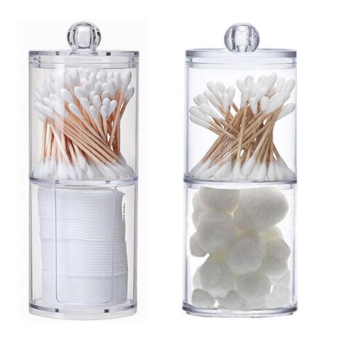 Remover Box Makeup Storage Organizer Cotton Swab Storage Bam