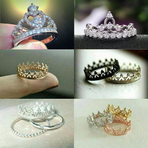 Huitan Hot Selling Fancy Crown Women Ring Best Anniversary G