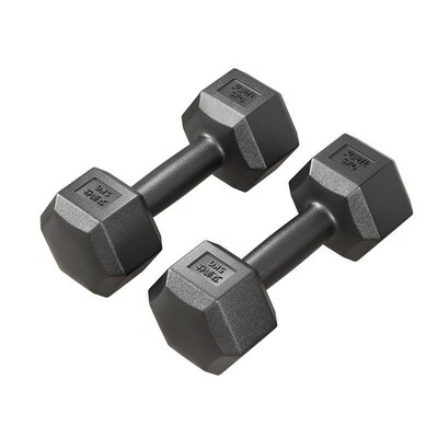 Dumbbell kettlebell training arm muscle pair of hexagonal y