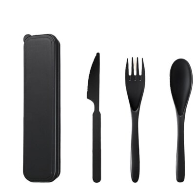 Wheat Straw Tableware Cutlery Knife Fork Spoon Dinnerware