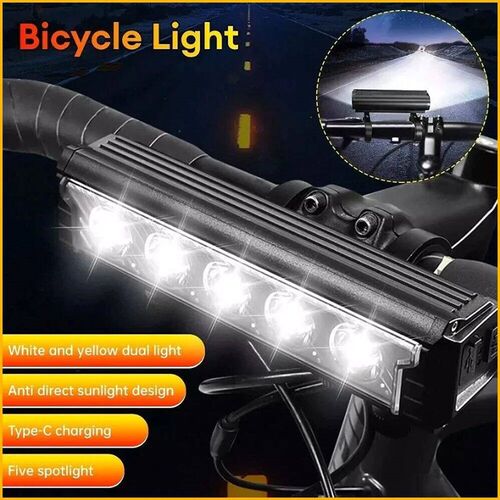 Ebike Conversion Kit Waterproof Led Light Rechargeable Bike