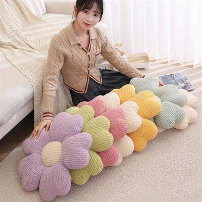 Flower Cushion Colorful Flower Shape Throw Pillow for Sofa