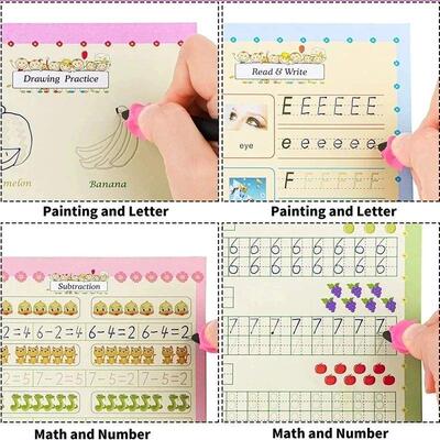SANK Magic Book Practice Copybook for Kids Learning French R