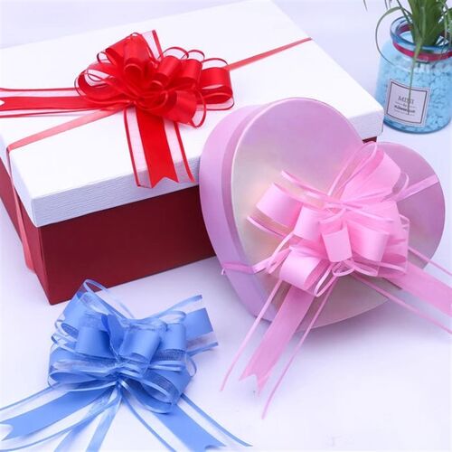 20Pcs Pull Bow Flower Pull Tie Ribbon Christmas Wedding GIFT