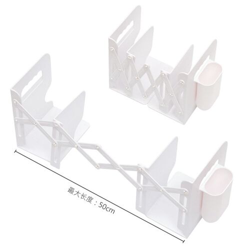 retractable book stand shelf with bookshelf book holder stet