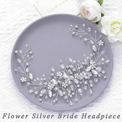 New Crystal Wedding Hairband Bridal Tiara Flower Headpiece H