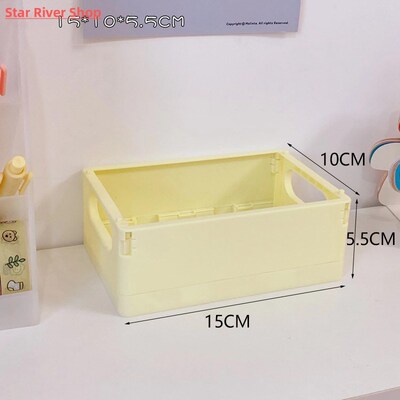 Sundry storage basket student desktop snack storage box plas