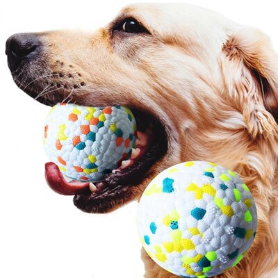 Teething Pet Toy Dog Solid Toy Ball Interactive Dog Toys Lig