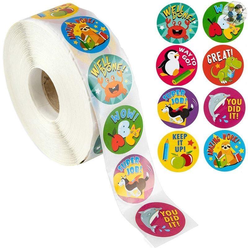Reward Stickers Chart Animals Kids Children Teachers School - 实物图
