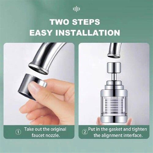 Adjustable Faucet Extender 360 Degree Rotating Faucet Water