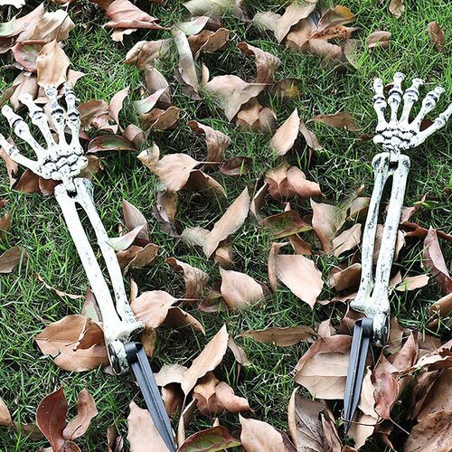 Halloween Decorations Simulation Plastic Hand Skeleton Hallo