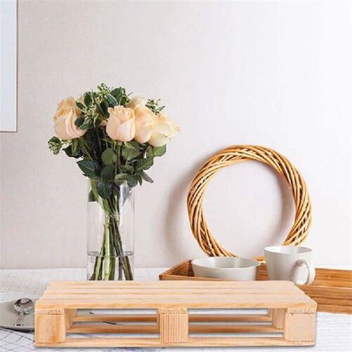 Pallet Type Hollow Tea Cup Mats Heat-insulating Coffee