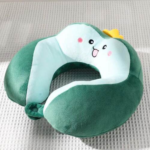 New Hump Cartoon U-shaped Pillow Pp Cotton Crystal Velvet Em