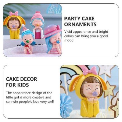 Girl Decoration Attractive Cake Ornaments Beautiful