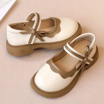 Fashion Girl School Shoes Patchwork Kid Princess Shoes for C