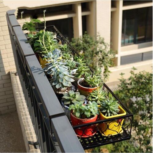 Hanging Rack Flower Pot Organizer Storage Basket Rack Closet
