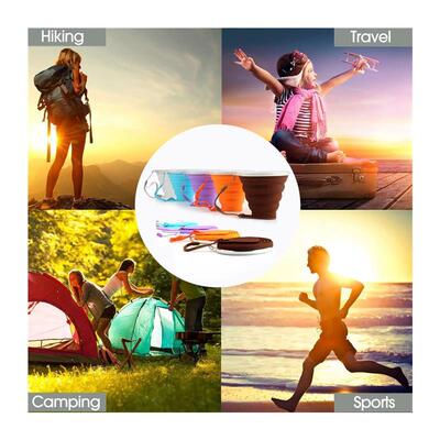 Silicone Foldable Cup Collapsible Telescopic Cute Water Bott