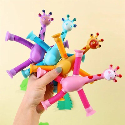 2/4pcs Pop Tube Sensory Toys Kids Children Sress Relief Fidg