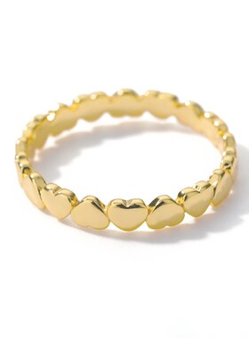 Stainless Steel Heart Rings For Women Propose Engagement Wed