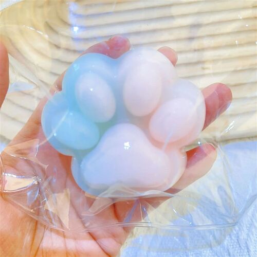 SimulationCat Paw Squishy Fidget Toy Cute Plush Cat Paw Sili