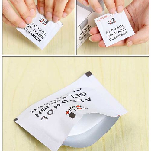 UV Gel Nail Polish Remover Cleanser Removal Wraps Pusher