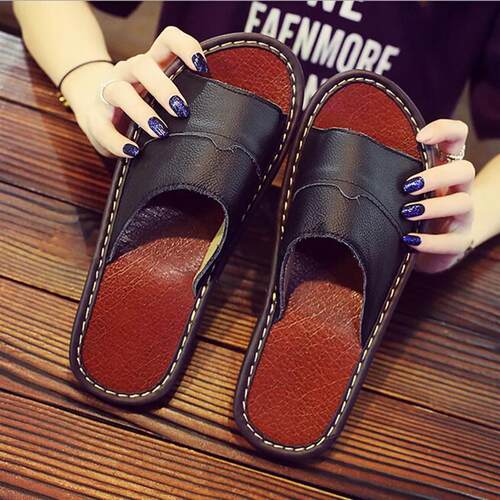 Furry Slippers for Men Summer Mens Indoor Home Household Sa