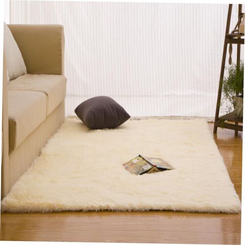 Carpet bedroom full plush room bed front blanket living room