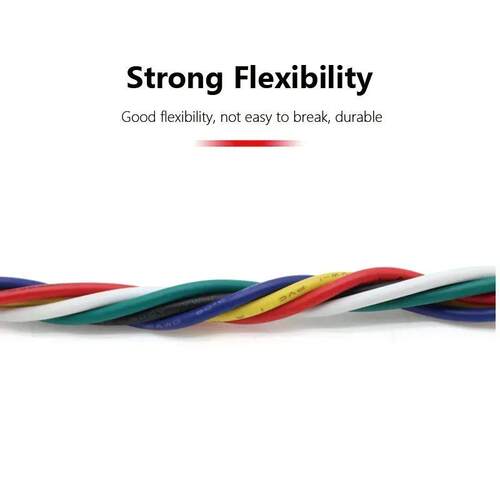 UL1007 Wire PVC Insulation Tinned Copper Cable (5 Colors Mi