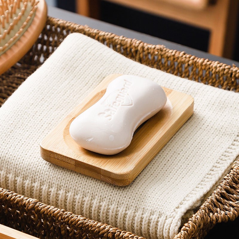 NewBamboo Wood Bathroom Shower Soap Tray Dish Storage Holder图片