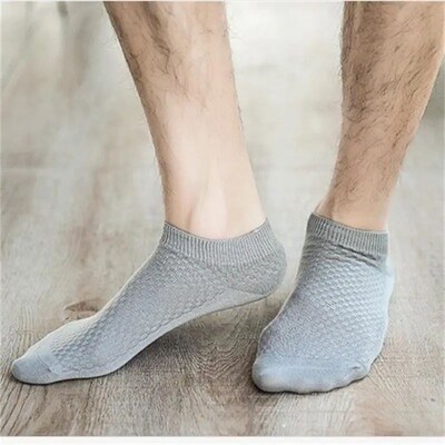 5Pairs/Mens Bamboo Fabric Socks High Quality Bamboo Fiber C