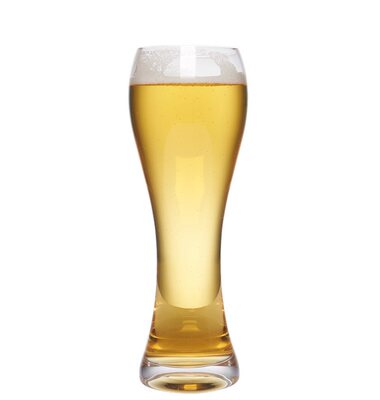 Large crystal edinger beer glass high-grade wheat cup large