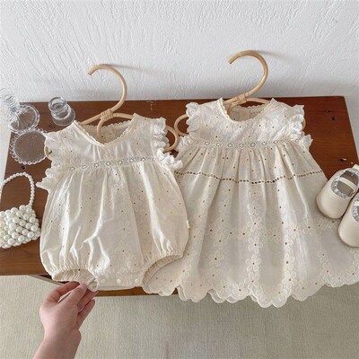 Baby Sleeveless Romper 05 Years Cute Summer Onesie for Girls